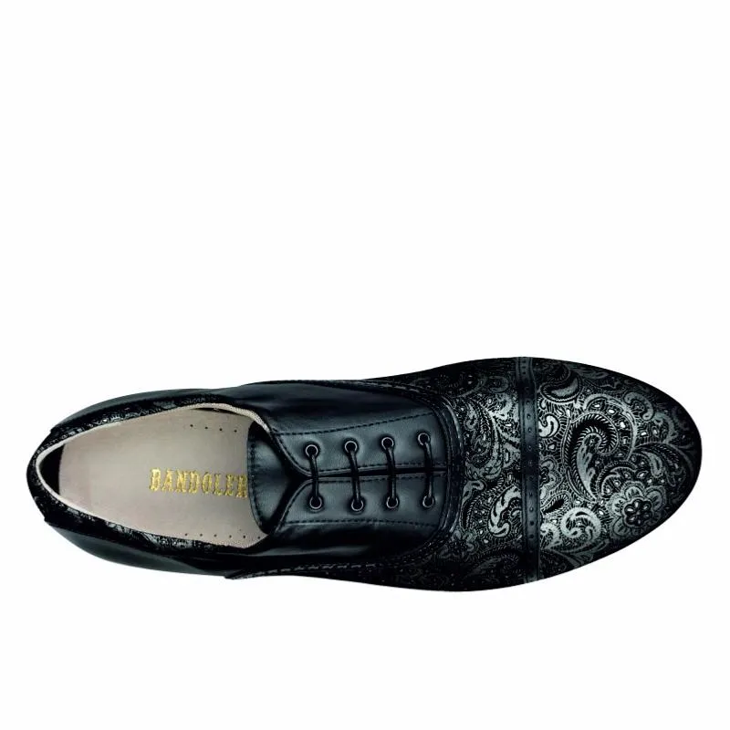 TANGOLERA 105 DAIM IMPRIME NOIRChaussure de tango – Image 3