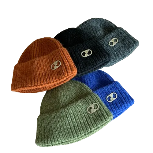 Bonnet Tricoté Unisexe Inclusif de Style Coréen
