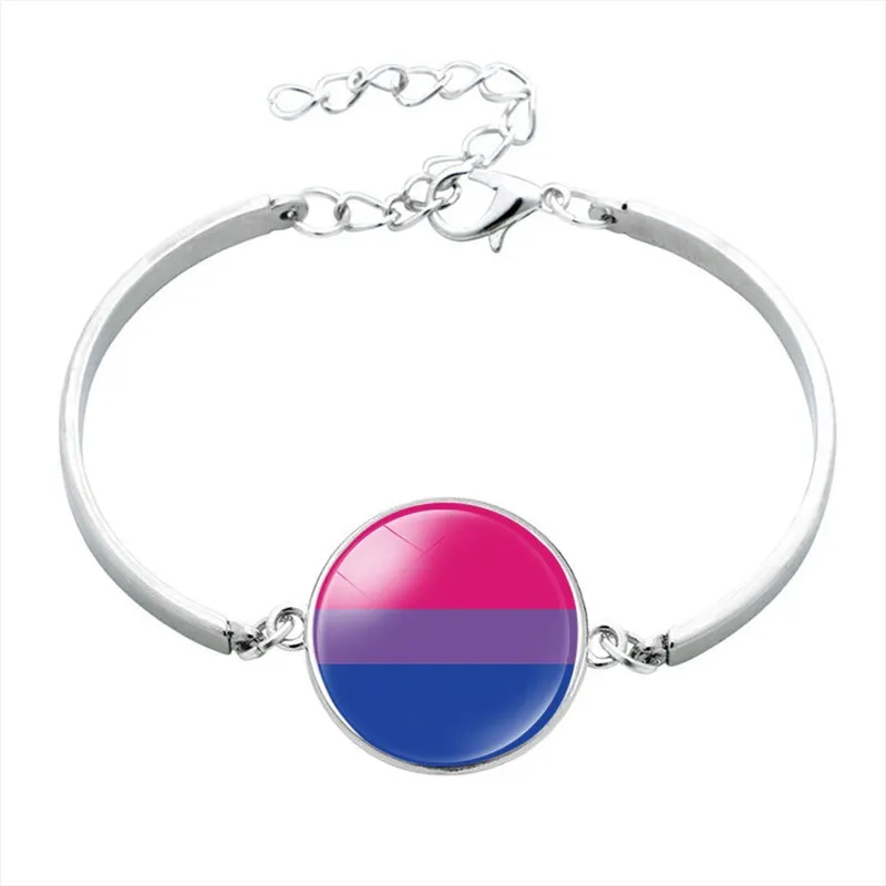 Bracelet LGBT Médaille Drapeau Bisexuel – Image 2