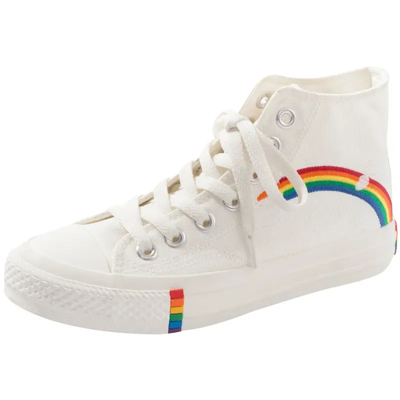 Chaussures montante arc en ciel lgbtqia – Image 3