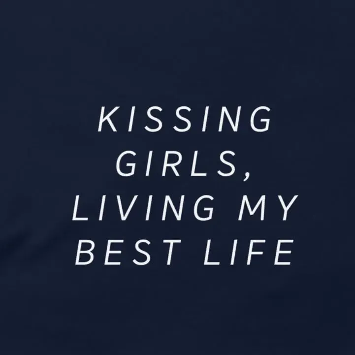 Kissing Girl Pride T-shirt – Image 2