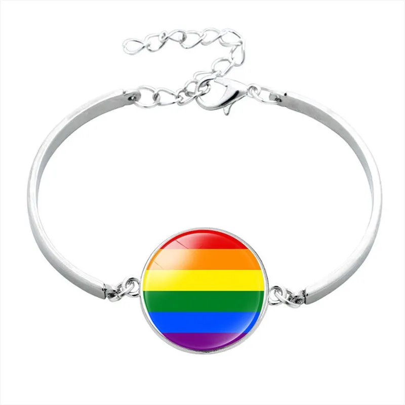Bracelet LGBT Médaille Drapeau LGBT