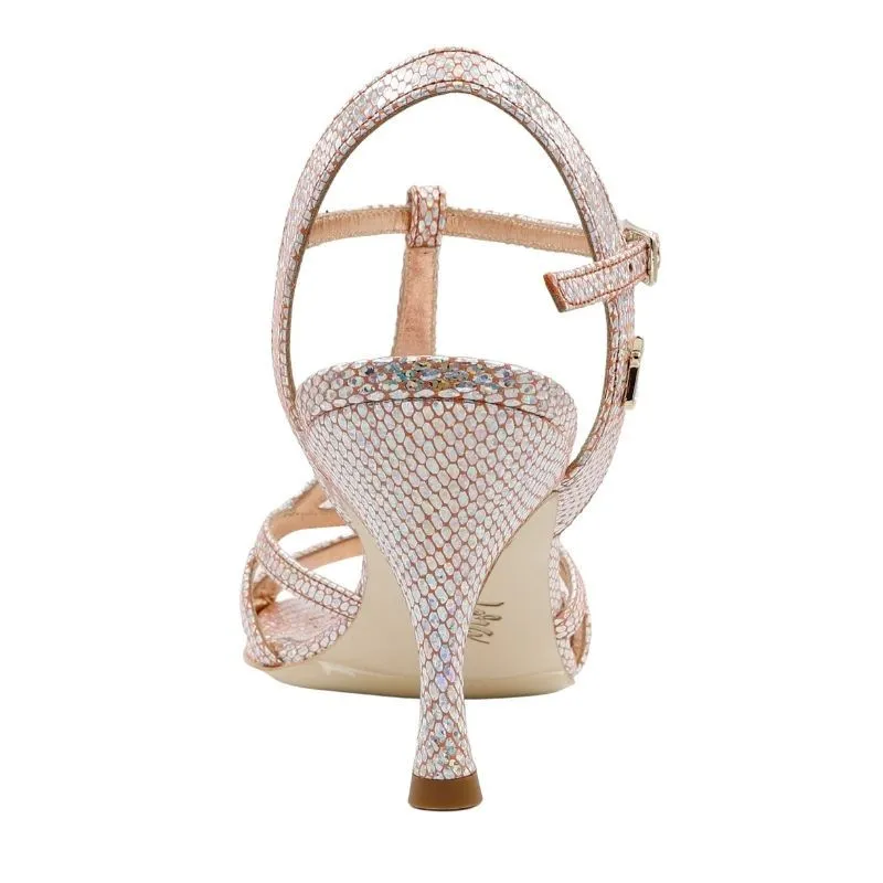 TANGOLERA A11 NACRE DORE-T7 Chaussure de tango – Image 3