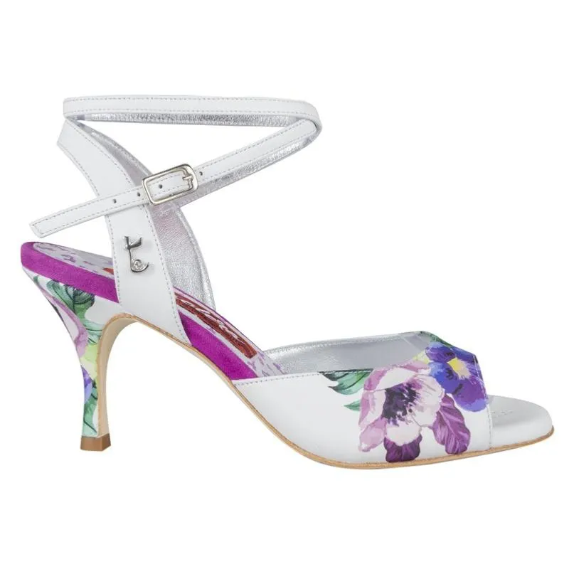 TANGOLERA A1CL FLEURS-T7Chaussure de tango