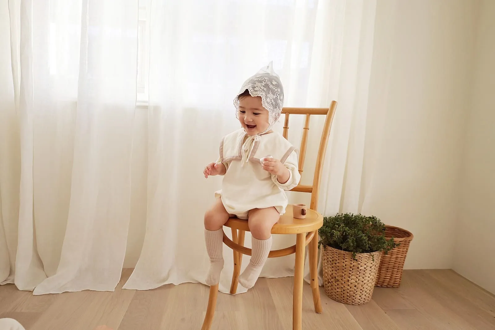 Barboteuse bébé | Col classique – Bébé nine – Image 4