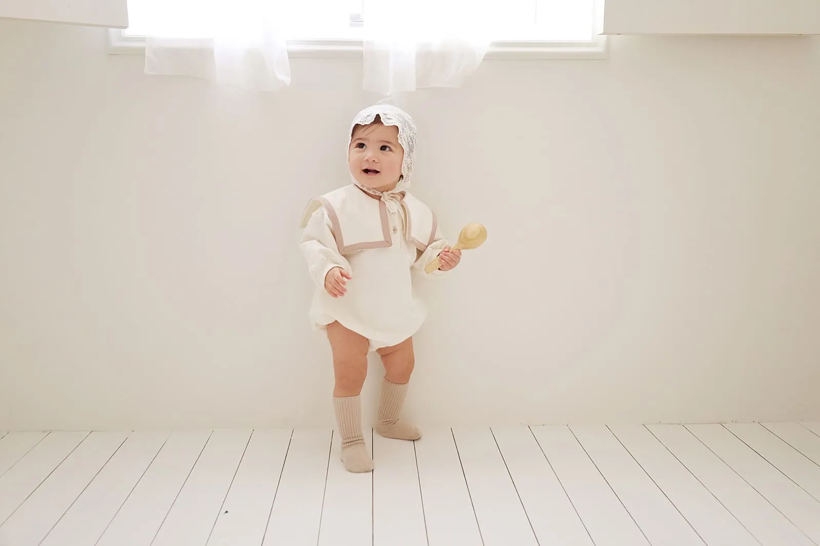 Barboteuse bébé | Col classique – Bébé nine – Image 2