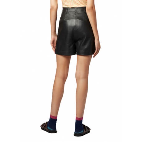 Bermuda en cuire noir Paul Smith – Image 2