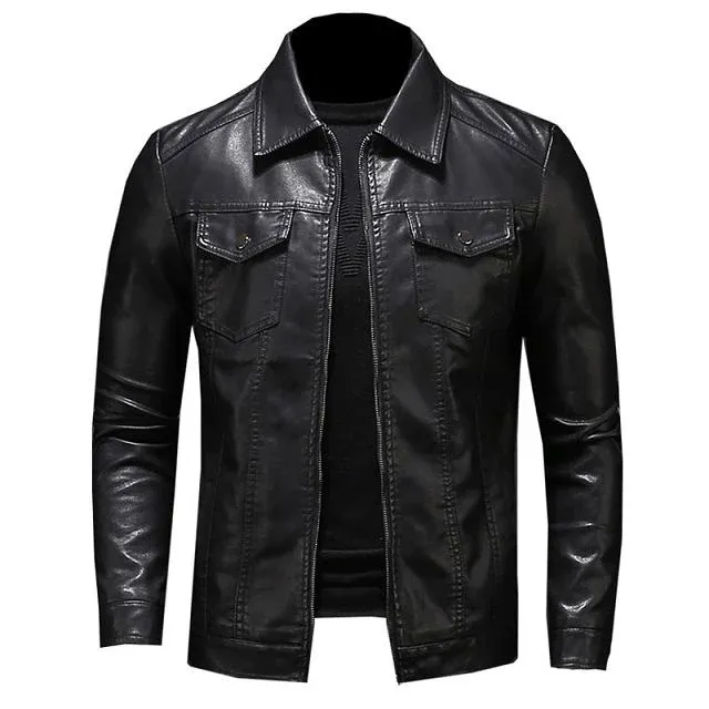 Blouson cuir homme chic