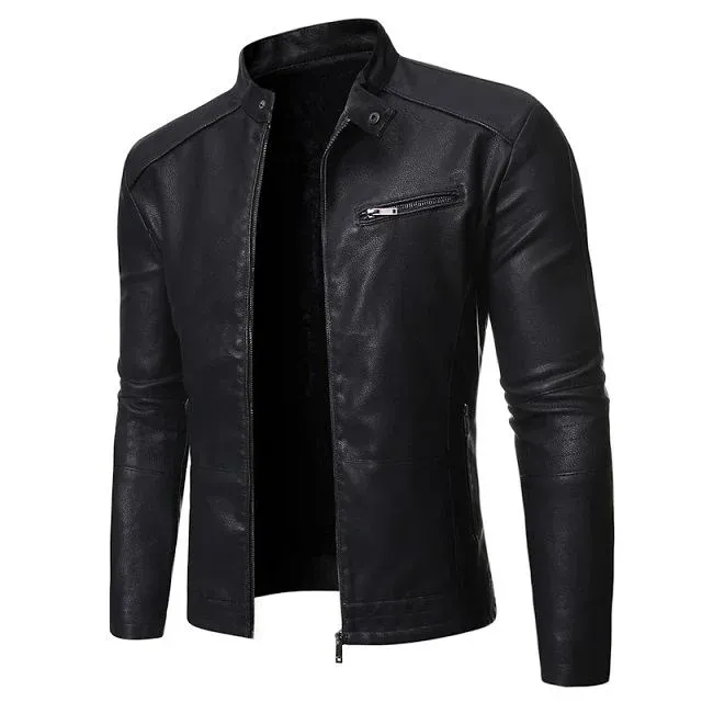 Blouson en cuir casual – Image 2