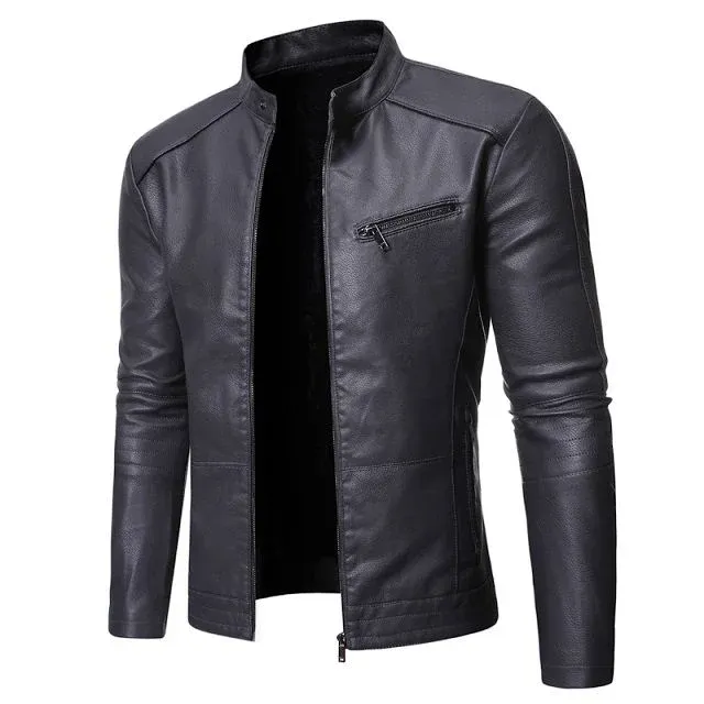 Blouson en cuir casual – Image 4