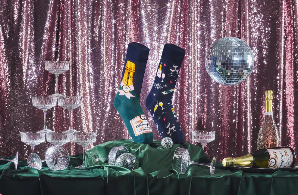 Chaussettes Champagne Shower Many Mornings