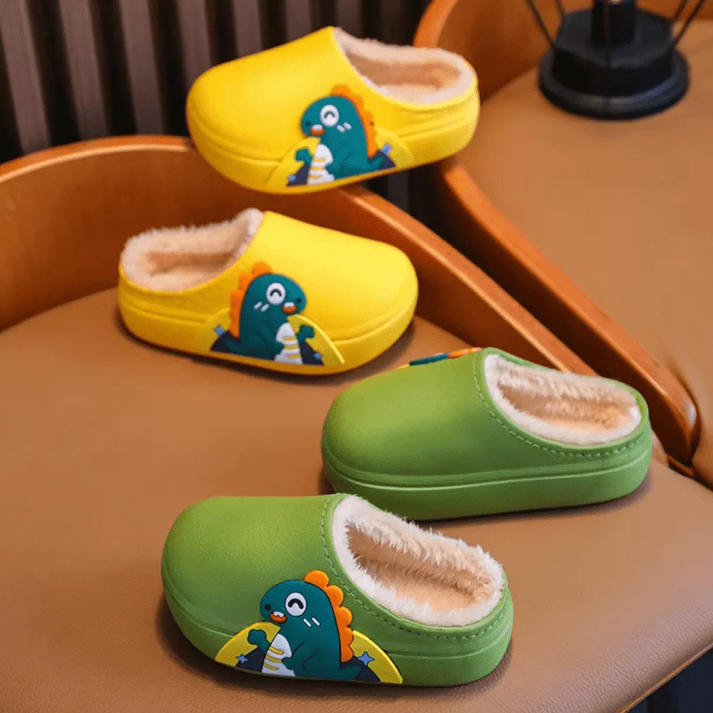 Chausson Enfant Mule Dinosaure Mignon – Image 4