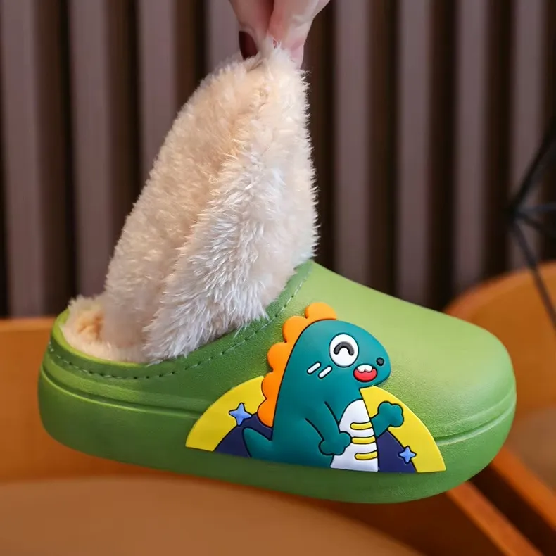 Chausson Enfant Mule Dinosaure Mignon – Image 5