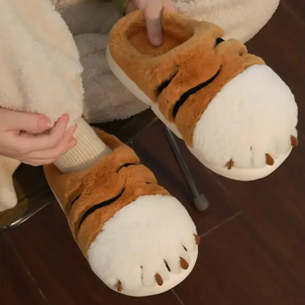 Chaussons Animaux Mule Patte de Tigre – Image 2