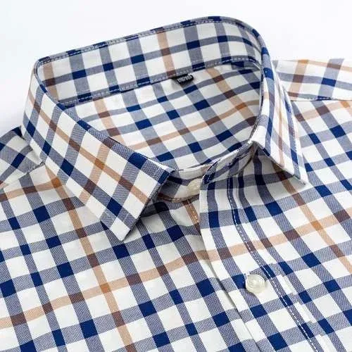 Chemise à carreaux mode – Image 2