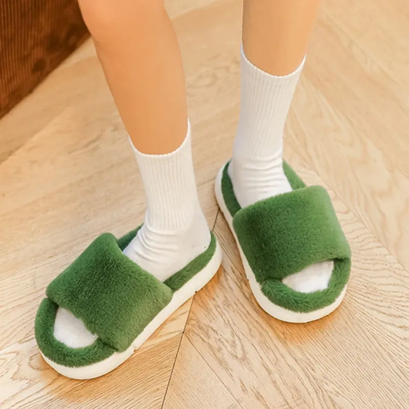 Claquette Fourrure Femme Moelleuse – Image 3