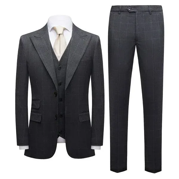 Costume décontracté à carreaux