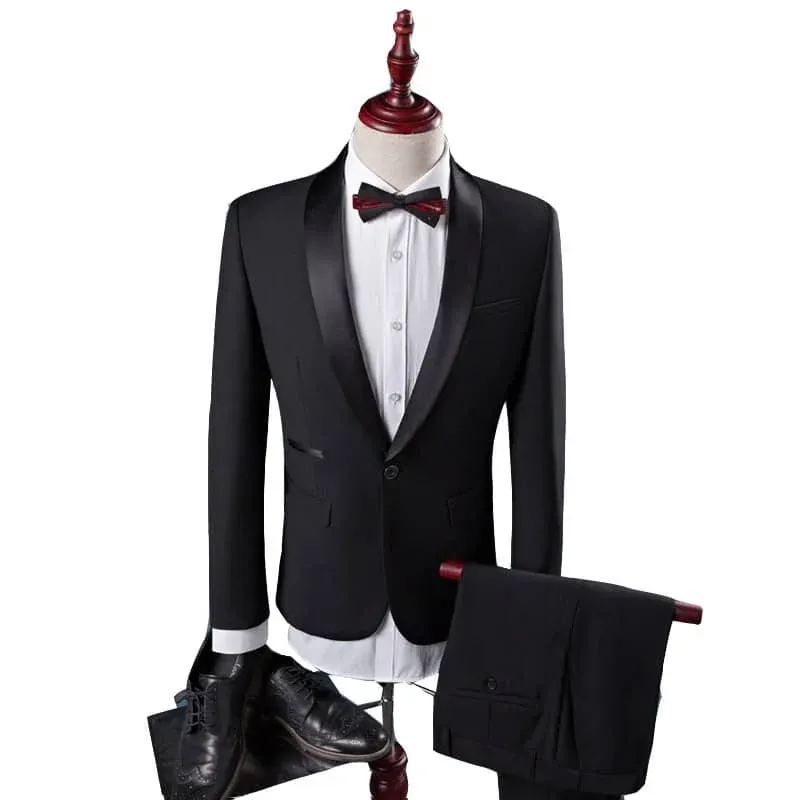 Costume noir homme