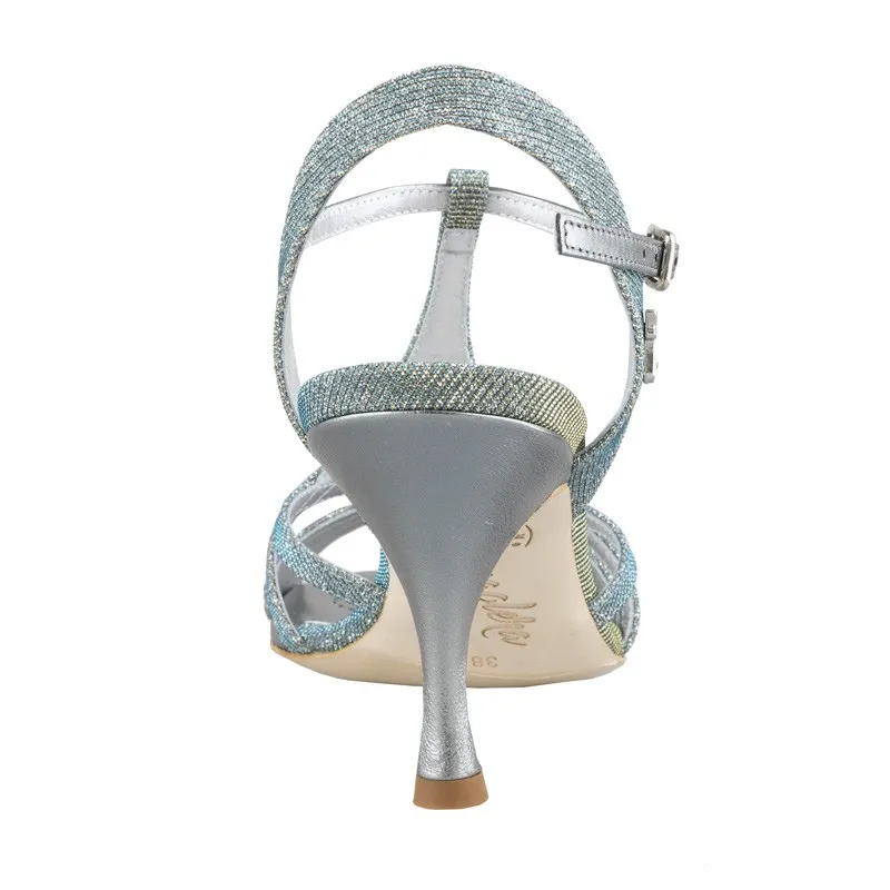 A11 ARGENT T7 Chaussure de tango – Image 3