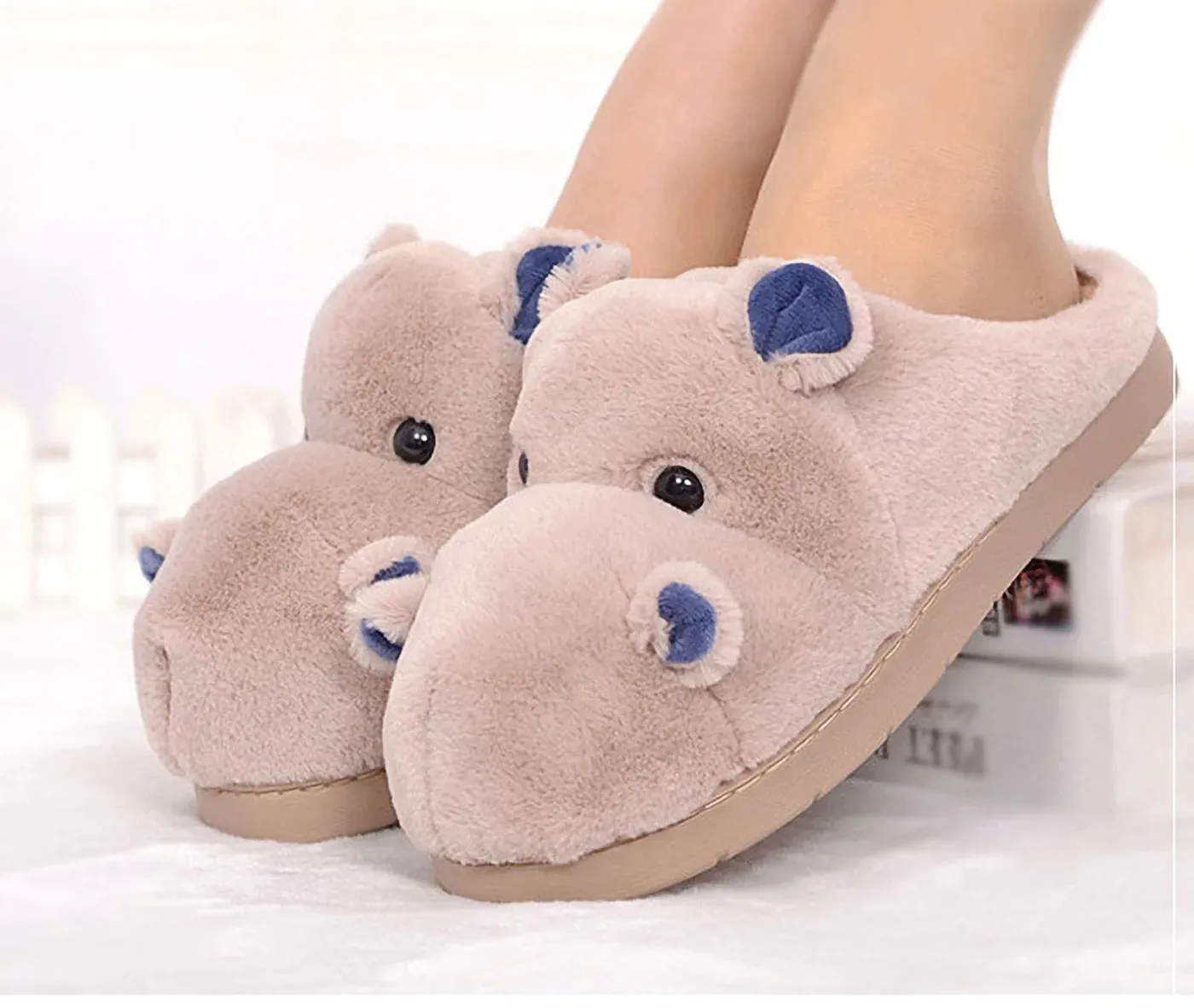 Pantoufles Animaux Hippopotame – Image 9