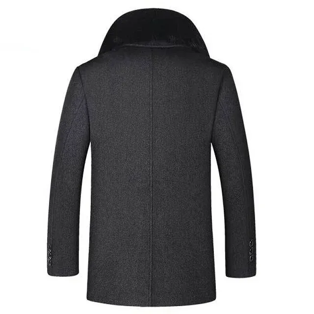 Manteau col en fausse fourrure – Image 3