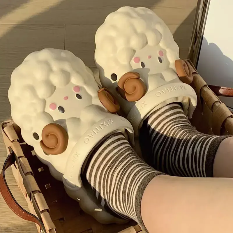 Claquettes Mouton Kawaii – Image 2