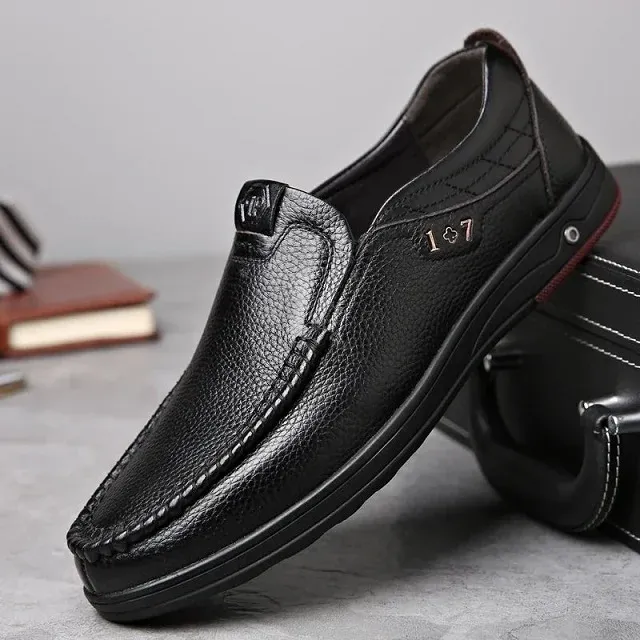 Mocassin en cuir véritable homme – Image 4