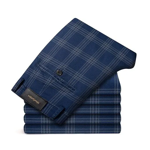 Pantalon à carreaux homme