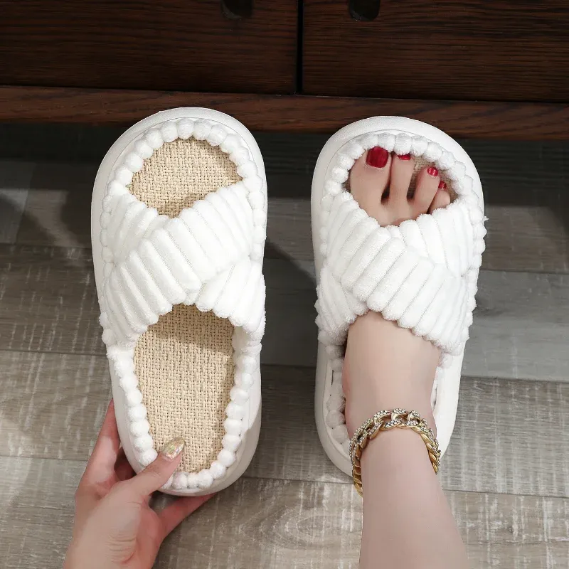 Chaussons Brides Croisées Semelle Épaisse – Image 2