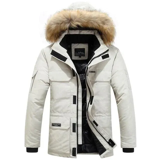 Parka à capuche homme