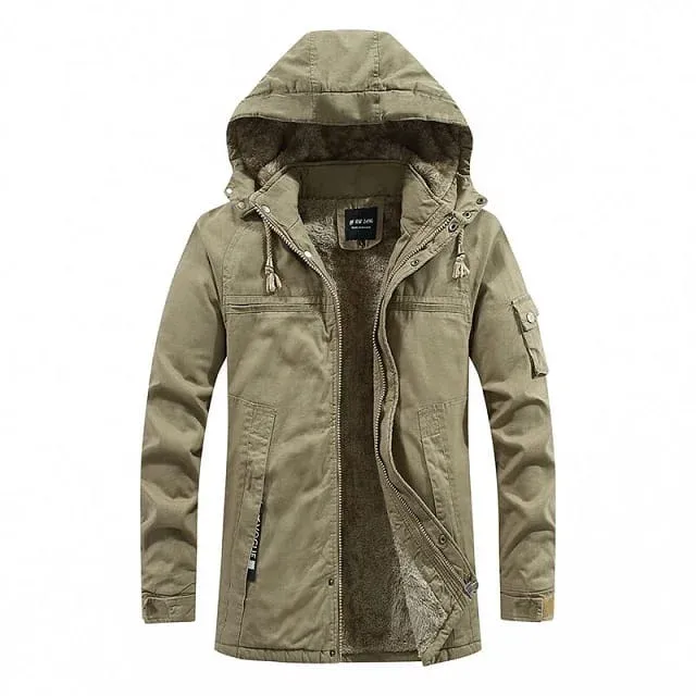 Parka à capuche mode