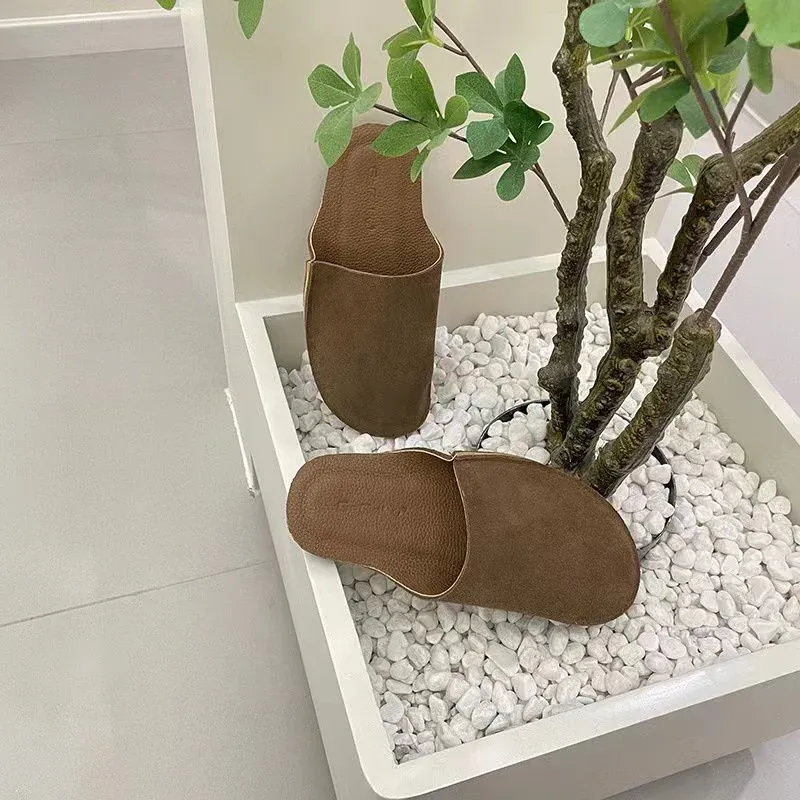 Chaussons Cuir Mule – Image 7