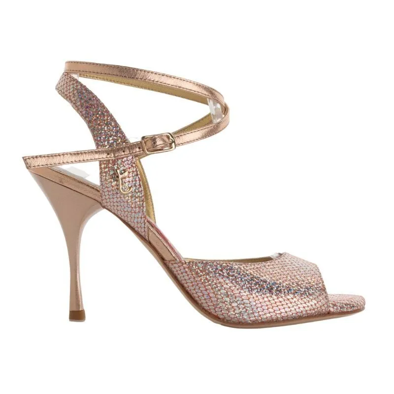 A1CL CUIVRE IRISE ETROIT T9 Chaussure de tango