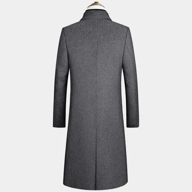 Trench-coat en laine extra long – Image 3