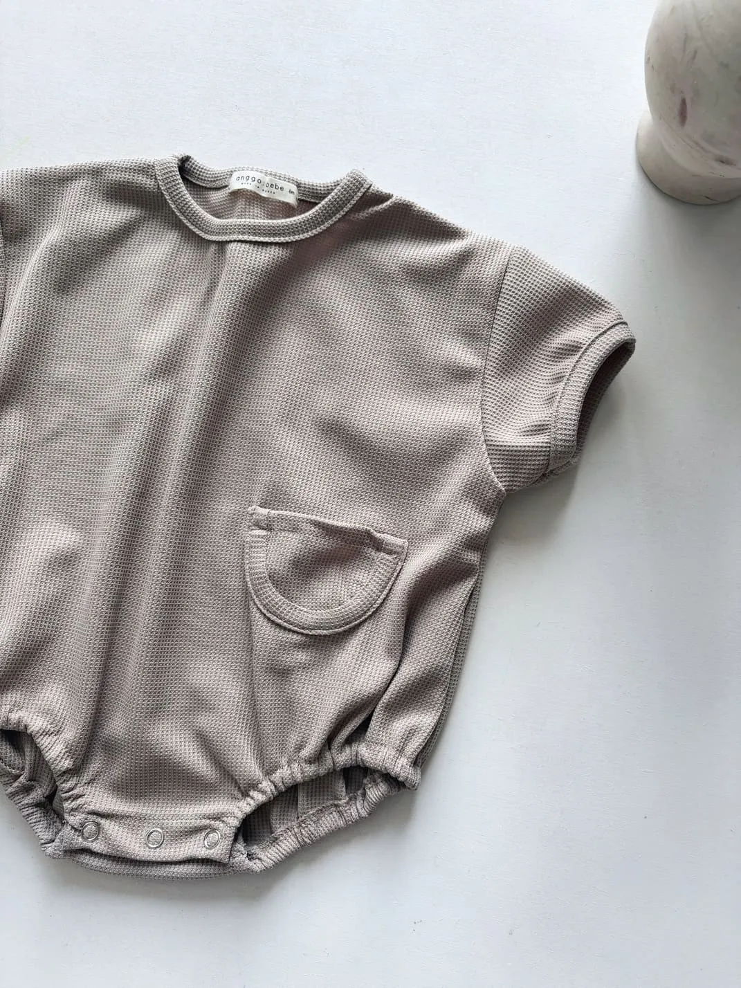 Barboteuse bébé légère | Gaufré – Anggo – Image 2