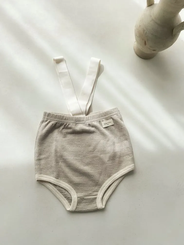 Bloomer à bretelles bébé | Waffle – Bébé holic