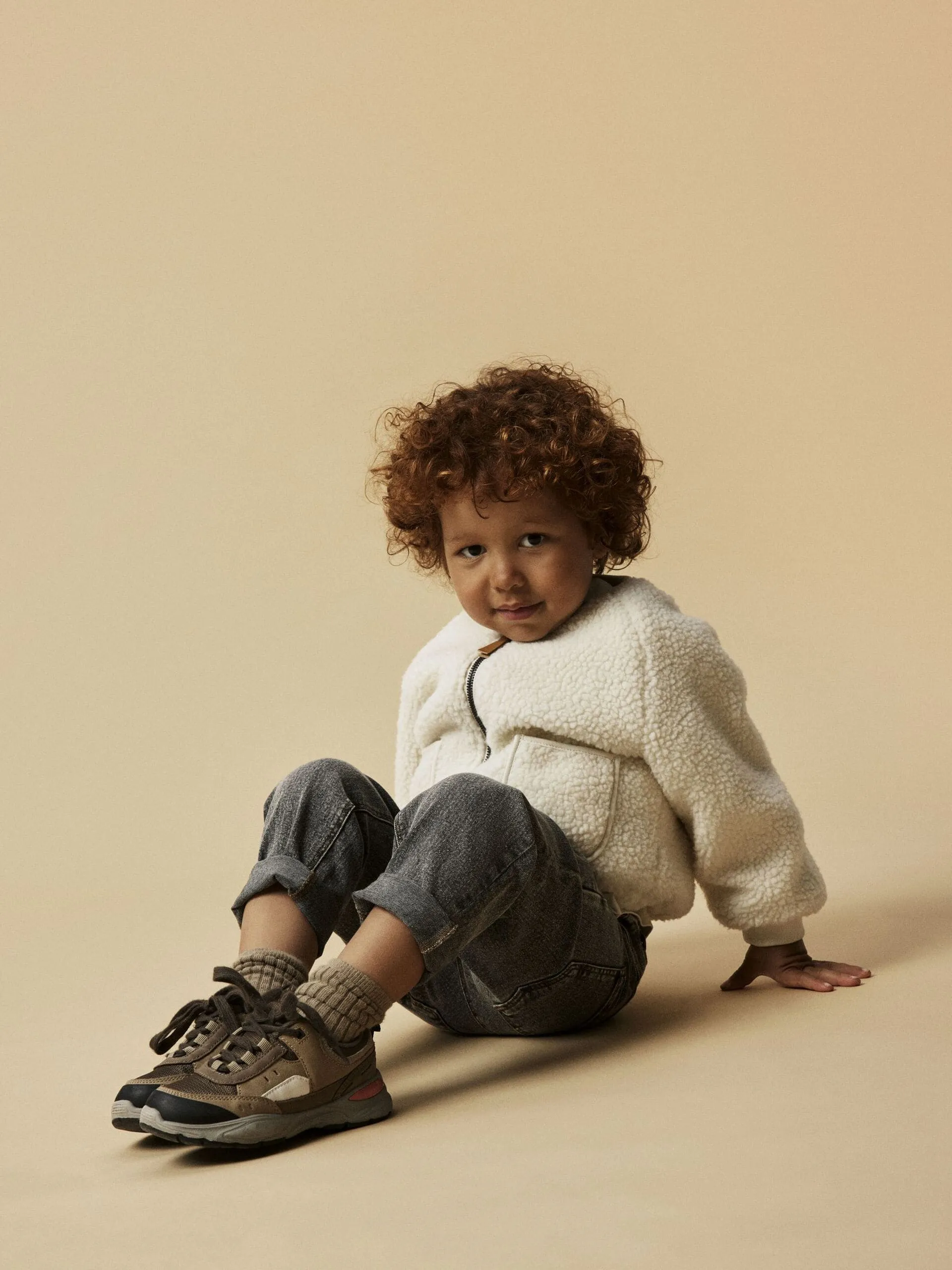 Veste bomber sherpa enfant | Bee – Lil Atelier – Image 5