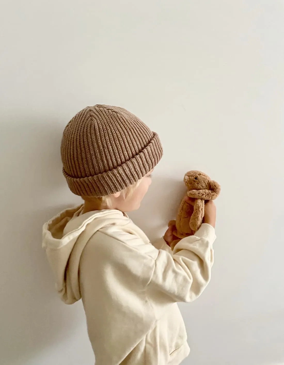 Bonnet enfant maille côtelé – Lala – Image 4