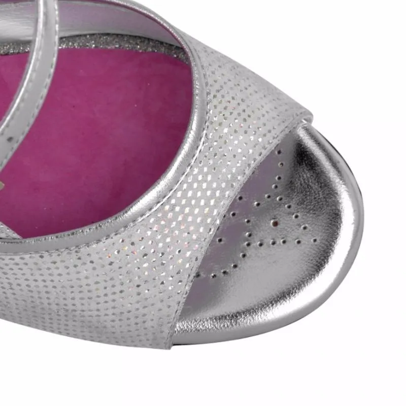 TANGOLERA A19 BLANCHE-T9Chaussure de tango – Image 3