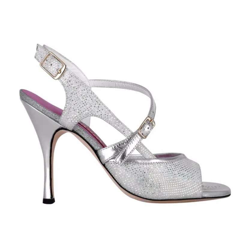 TANGOLERA A19 BLANCHE-T9Chaussure de tango