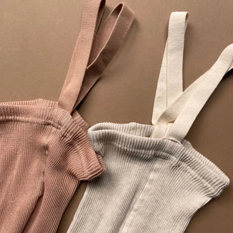 Collants avec bretelles | Cream – Silly Silas – Image 3