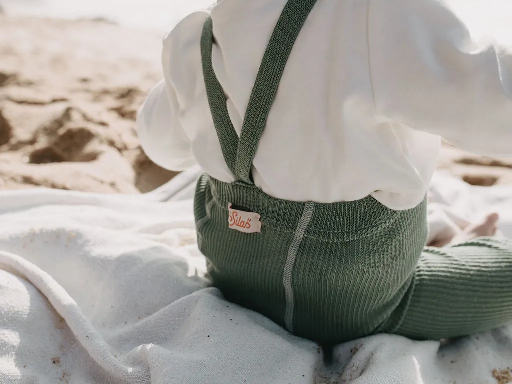 Collant à bretelles sans pieds | Matcha Latte – Silly Silas – Image 5