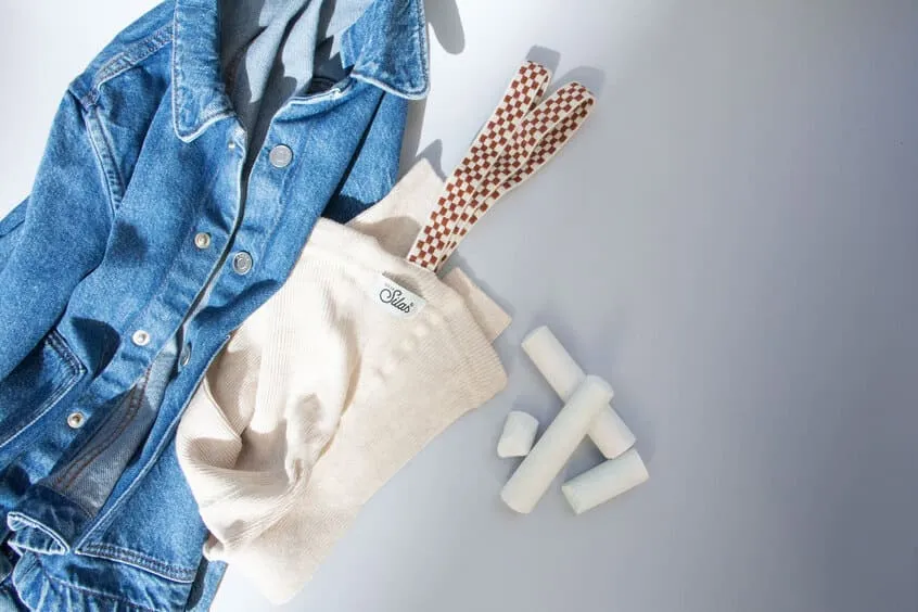 Collants à bretelles damier sans pieds | Cream checked – Silly Silas – Image 4