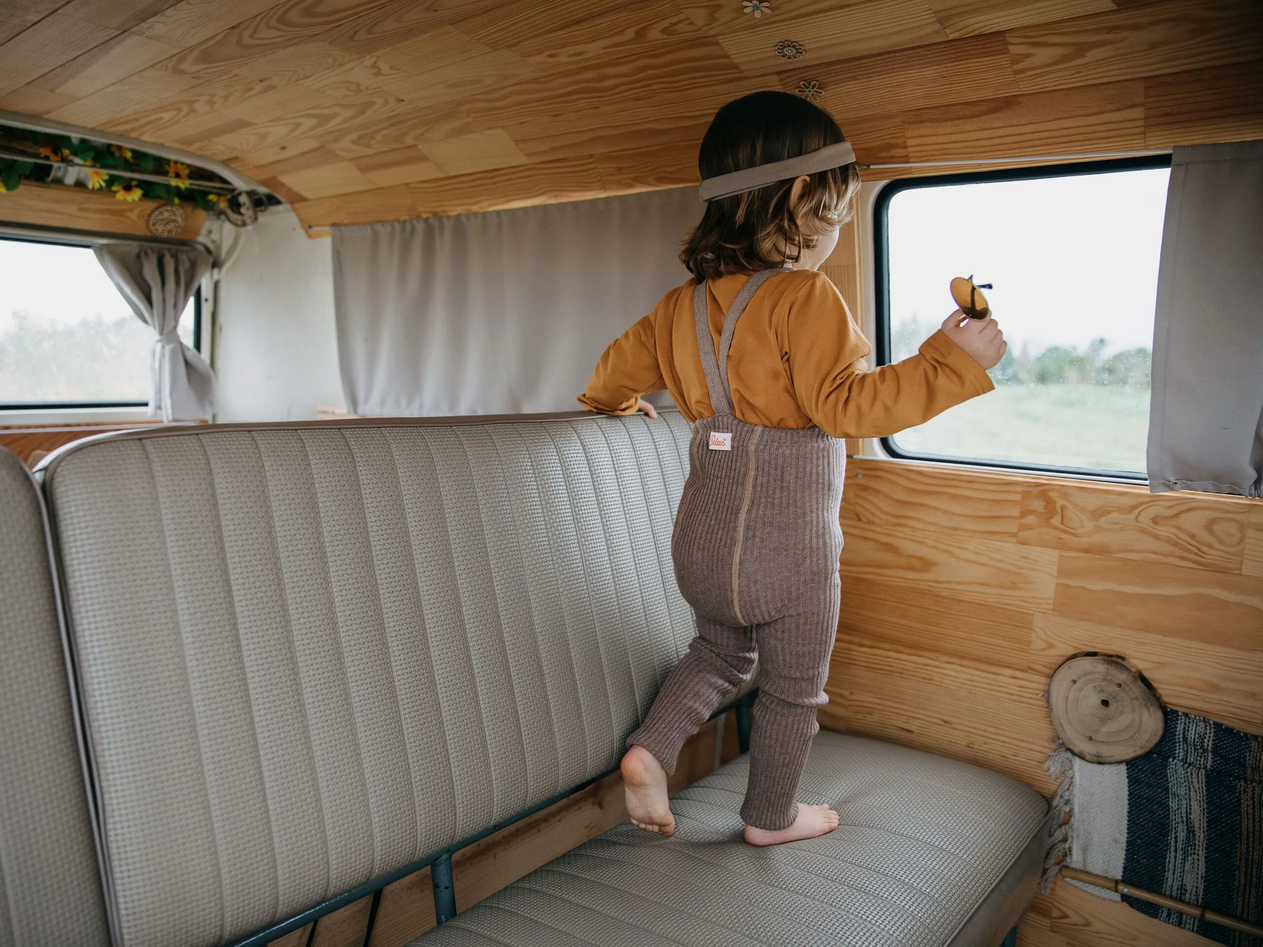 Collants à bretelles sans pieds Hippy | Cocoa – Silly Silas – Image 3