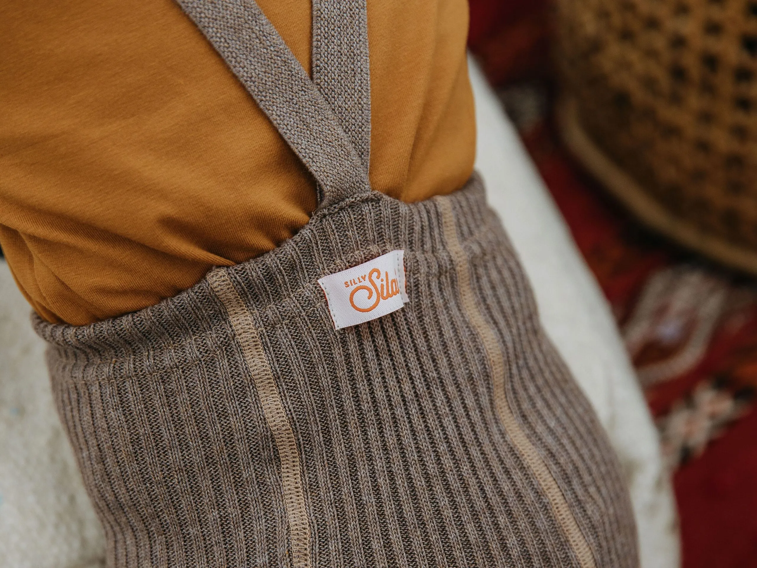 Collants à bretelles sans pieds Hippy | Cocoa – Silly Silas – Image 4