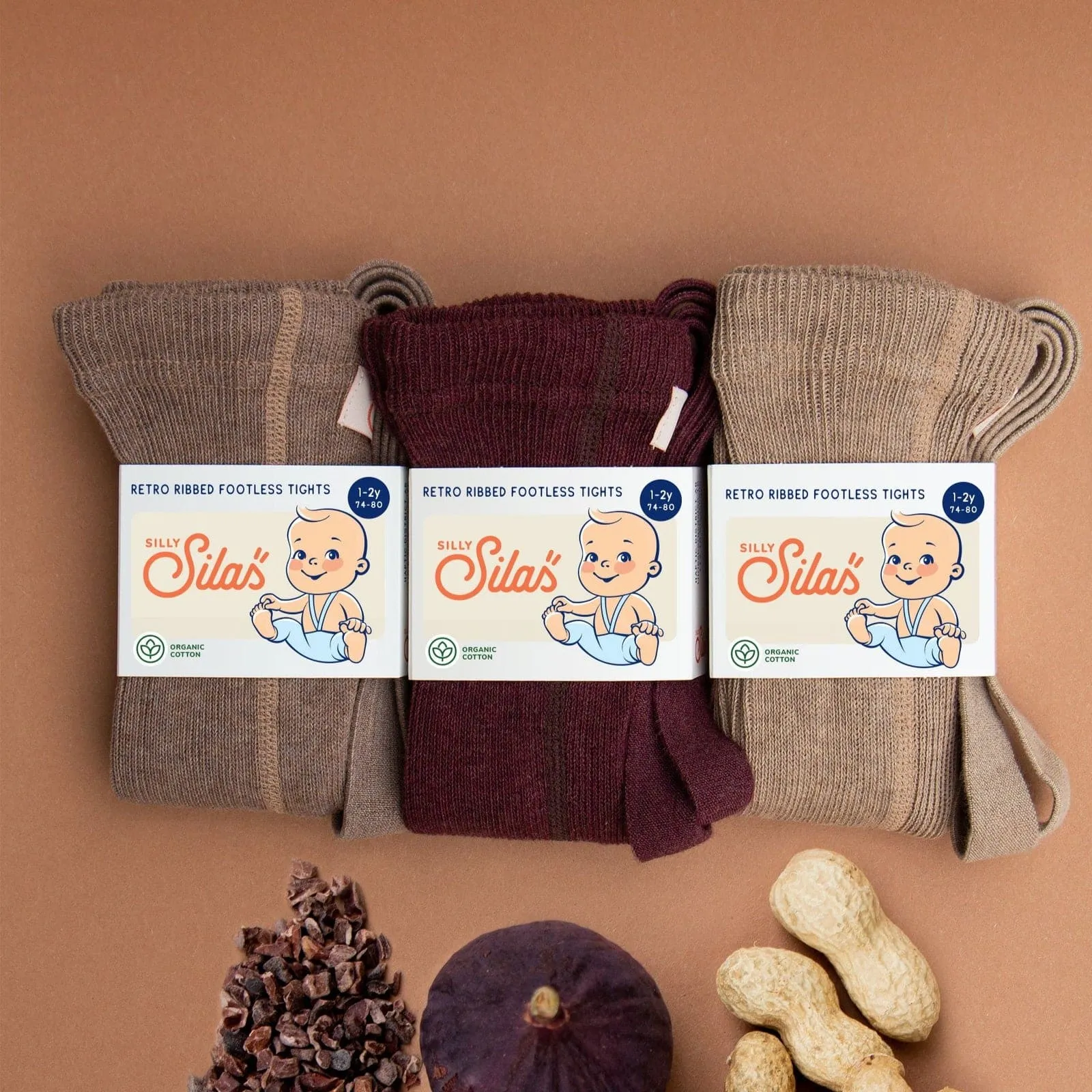 Collants à bretelles rétro sans pieds | Peanut – Silly Silas – Image 2