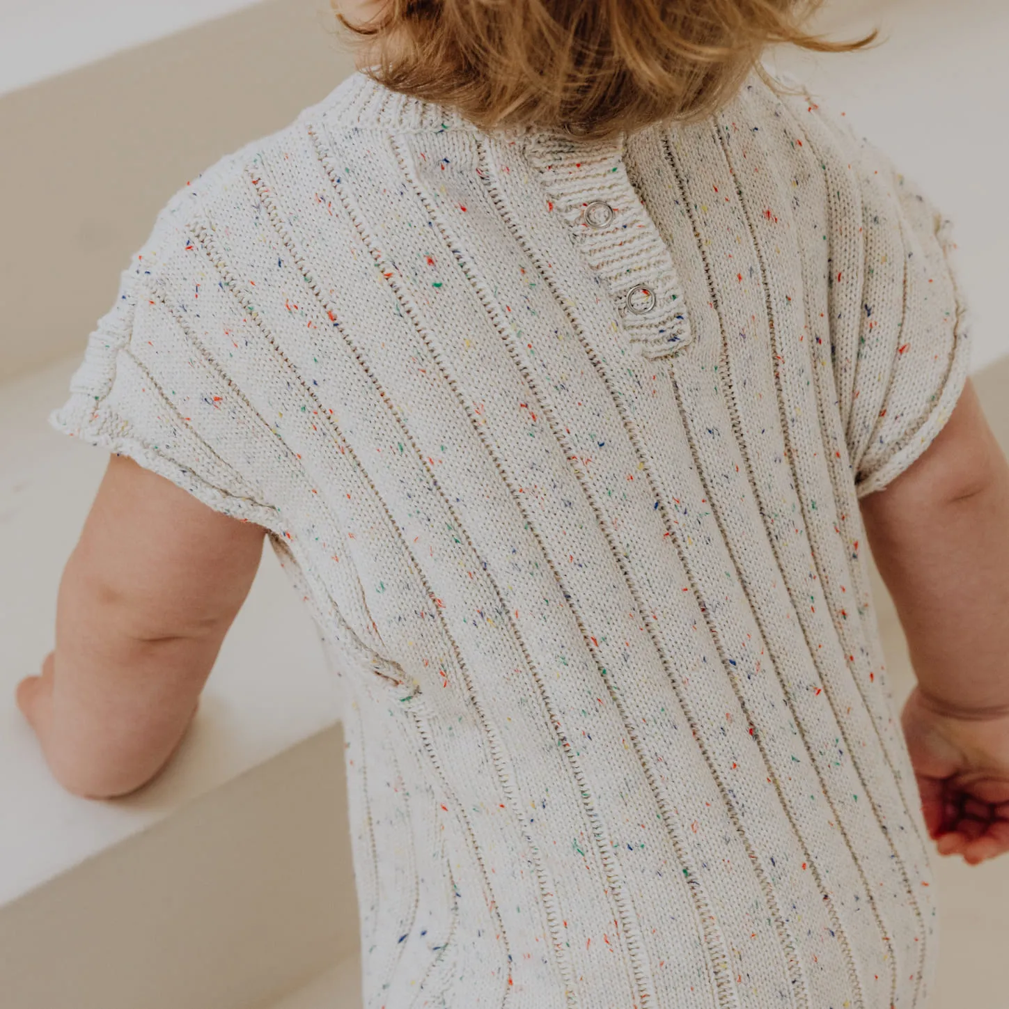 Combishort en maille bébé | Confetti – Finch and Fable – Image 6