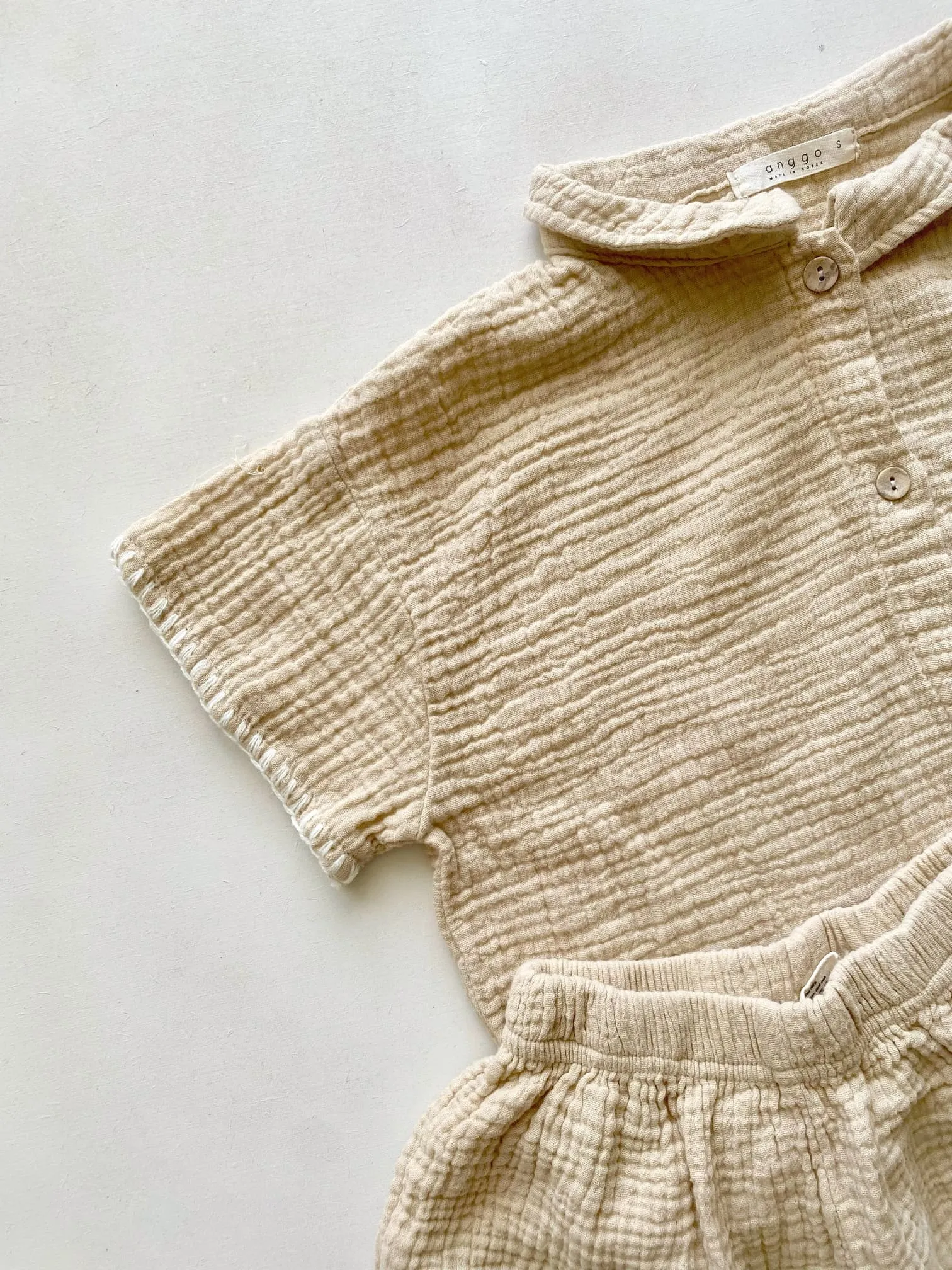 Ensemble oversize enfant | Gaze de coton – Anggo – Image 3