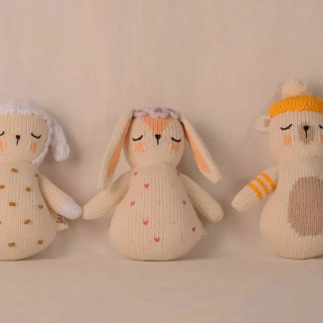 Hochet laine bébé | Ourson – Lero Lero – Image 3