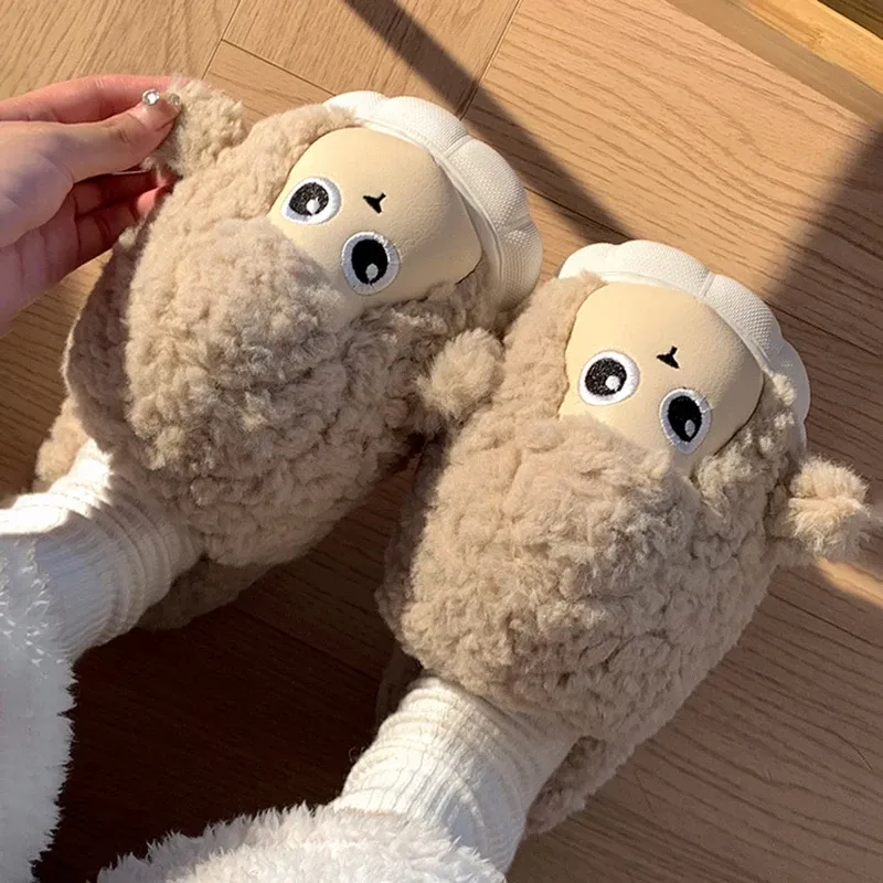 Chausson Peluche Animaux Mouton – Image 3